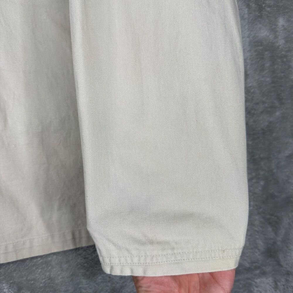 VTG Orvis Jacket Blazer Mens XXL Ivory Zambezi Fishing Elbow Patches Pockets 90s - Picture 7 of 12